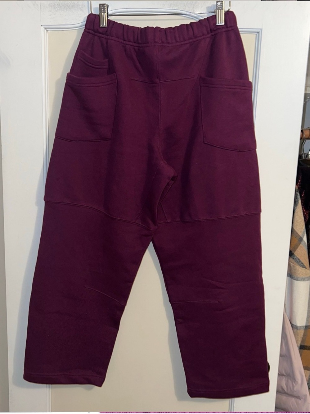 Free People Movement Top Notch Barrel Sweatpants in Mulberry - Picture 3 of 5